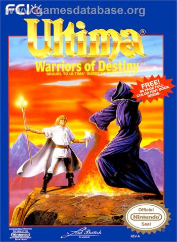 Cover Ultima - Warriors of Destiny for NES